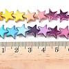 Gradient Color Electroplated Synthetic Non-magnetic Hematite Beads Strands G-A263-F01-01-4