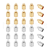 Unicraftale 30Pcs 2 Colors 201 Stainless Steel Cord Ends STAS-UN0055-46-1