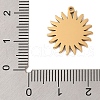 304 Stainless Steel Pendants STAS-P377-03G-3