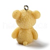 Opaque Resin Pendants RESI-A030-06G-2