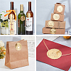 Self Adhesive Gold Foil Embossed Stickers DIY-WH0211-310-4