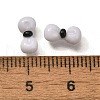 Luminous Opaque Resin Cabochons CRES-R458-08A-02-3