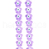 Transparent Glass Beads Strands GLAA-K070-01C-1