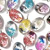 Transparent Glass Pendants GLAA-M048-07-1