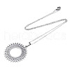 Non-Tarnish 201 Stainless Steel Pendant Necklaces NJEW-S105-JN622-45-1-2