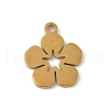 304 Stainless Steel Charms STAS-G355-15G-1
