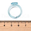 Children's Plastic Open Cuff Ring Components KY-C022-01-4