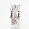 Brass Micro Pave Cubic Zirconia Beads ZIRC-Q013-137P-2