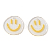 Transparent Printed Acrylic Pendants X-TACR-P005-01F-1