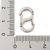 Non-Tarnish 304 Stainless Steel S Shaped Carabiner STAS-P358-01C-P-3