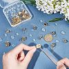 Unicraftale DIY Flat Round Dangle Earring Making Kits STAS-UN0034-77-2