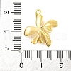 Brass Pave Clear Cubic Zirconia Pendants KK-Z051-02G-03-3