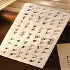 50Pairs Alloy Stud Earring Sets WGE3ED5-04-1