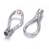 304 Stainless Steel Magnetic Clasps X-STAS-E440-23B-P-2
