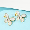 304 Stainless Steel Butterfly Stud Earrings EJEW-S268-01G-B-3