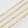 3.28 Feet Soldered Brass Heart Chains X-CHC-T008-03G-2