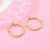 Ion Plating(IP) 304 Stainless Steel Hoop Earrings EJEW-N0016-11G-B-4
