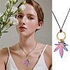 SUPERFINDINGS Autumn Theme Rainbow Color Alloy Pendants FIND-FH0004-09-5