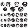   35pcs 7 styles Alloy Enamel Pendants ENAM-PH0002-81-1
