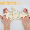 Flower Polyester Garter Leg Ring AJEW-WH0471-09B-4