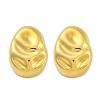 Ion Plating(IP) 304 Stainless Steel Stud Earrings EJEW-H013-36G-1