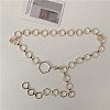 Alloy Hexagon Link Chain Waist Chains WG7868D-01-2