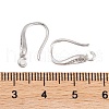 Rack Plating Brass Cubic Zirconia Earring Hooks KK-S374-05P-02-3