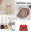 CHGCRAFT 6 Pcs 3 Styles Wood Bag Handles WOOD-CA0001-15-7