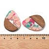 Resin and Walnut Pendants FIND-R051-04G-3