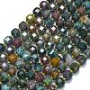 Natural Bloodstone Beads Strands G-K389-A56-01-1
