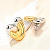 304 Stainless Steel Two-tone Stud Earrings for Women EJEW-R023-01GP-01-3