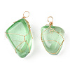 Glass Pendants KK-F868-18G-02-3