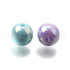 Opaque Acrylic Beads OACR-S071-02B-2