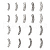 Kissitty 18pcs 9 style Tibetan Style Alloy Tube Beads FIND-KS0001-27-11