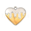 304 Stainless Steel Pendants STAS-M123-03D-PG-1