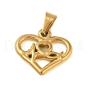 Ion Plating(IP) 304 Stainless Steel Pendants STAS-C103-21A-G-1