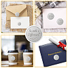 Custom Round Silver Foil Embossed Picture Stickers DIY-WH20008-006-4
