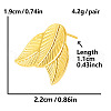 Fashionable Leaf Stud Earrings JI9097-2-1