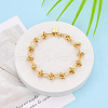 Brass Paperclip Chain Bracelets BJEW-N032-02G-1