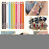  10Pcs 10 Colors Adjustable Leather Cord Bracelets Set for Women BJEW-NB0001-10-6