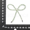 Alloy & Glass Bowknot Chandelier Component Links PALLOY-D360-01E-3