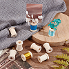 Wood Bobbins FIND-WH0110-856-5