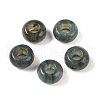 Natural Labradorite European Beads G-G740-14x8mm-37-1