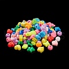Opaque Acrylic Beads X-SACR-Q195-04-4
