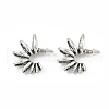 Brass Nuggets Stud Earrings EJEW-Q391-06AS-2