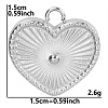 Anti-Tarnish 304 Stainless Steel Pendants PW-WG1F87A-01-1
