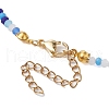 Glass Beaded Necklaces NJEW-JN04896-03-5