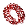 Glass Enamel Beads GLAA-Q125-01-2