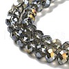 Electroplate Glass Beads Strands EGLA-A034-T8mm-B19-3