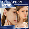 SUNNYCLUE 40Pcs 304 Stainless Steel Leverback Earring Findings STAS-SC0009-31G-5